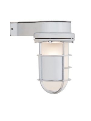 wall light chrome with adjustable shield