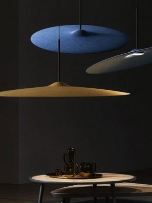 acustica - suspension acoustic sound absorbing - fabbian - gineico lighting