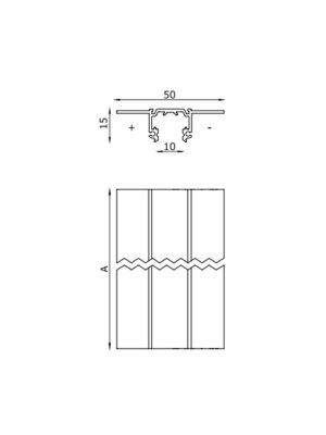 N-INSIDE 50 x 15 mm lighting system